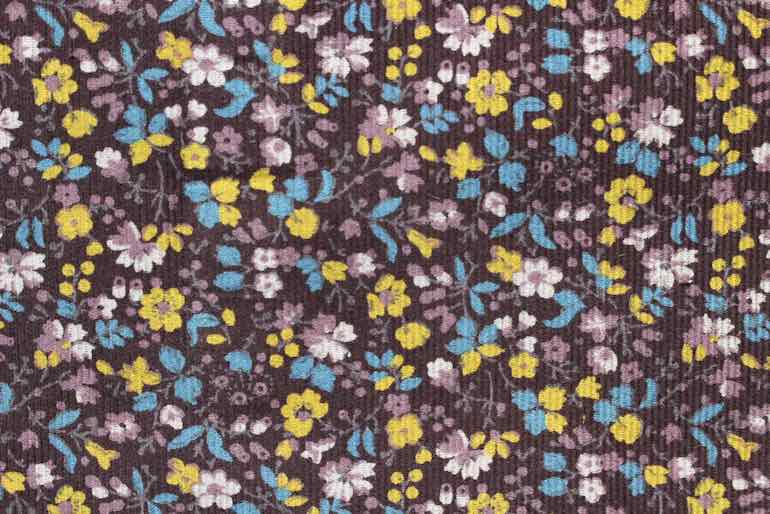 JCコットンコール天小花20